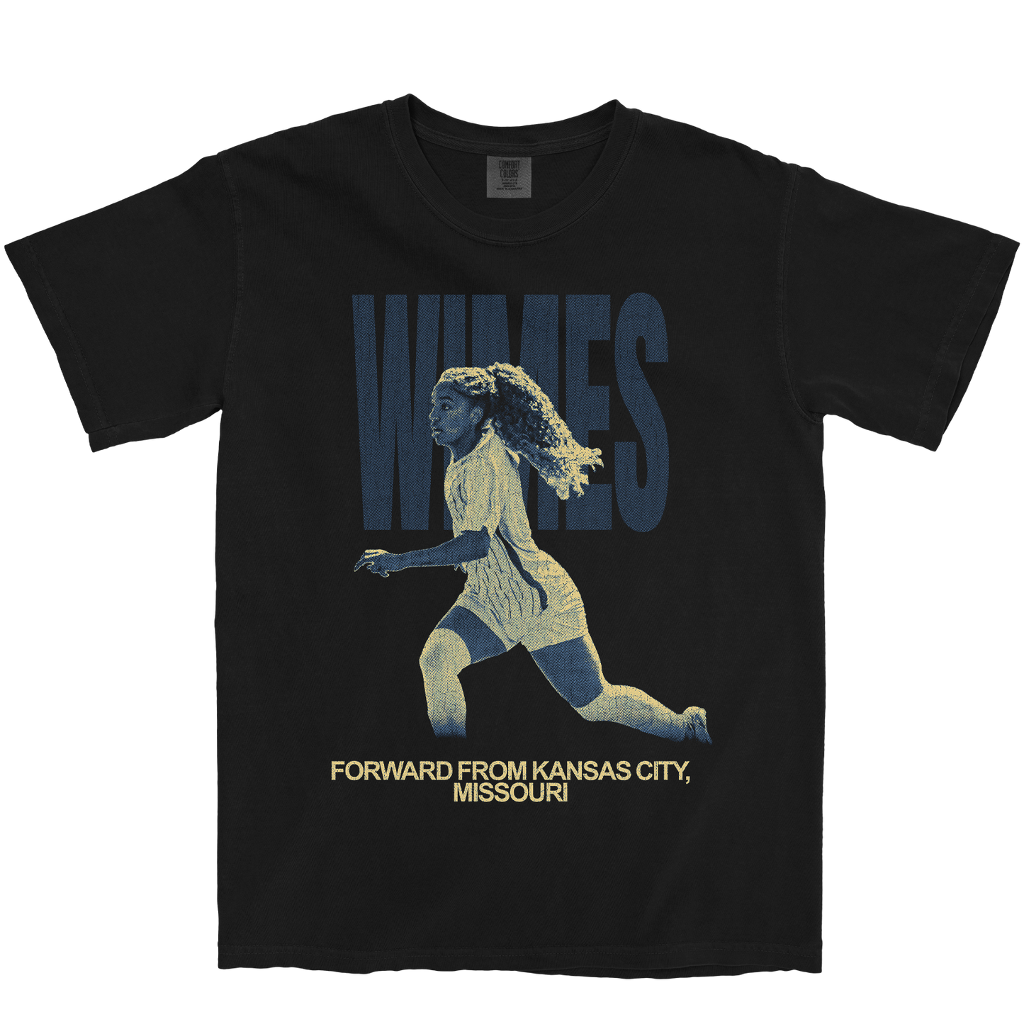 SAIGE WIMES VINTAGE BLACK TEE