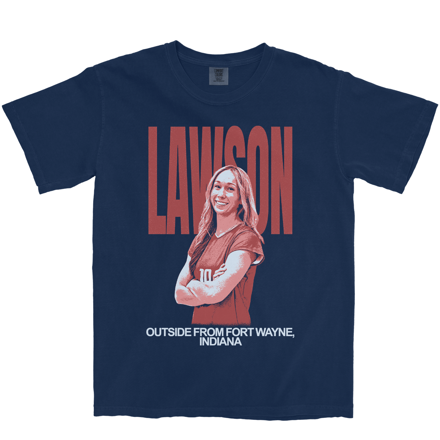DELANEY LAWSON VINTAGE NAVY TEE