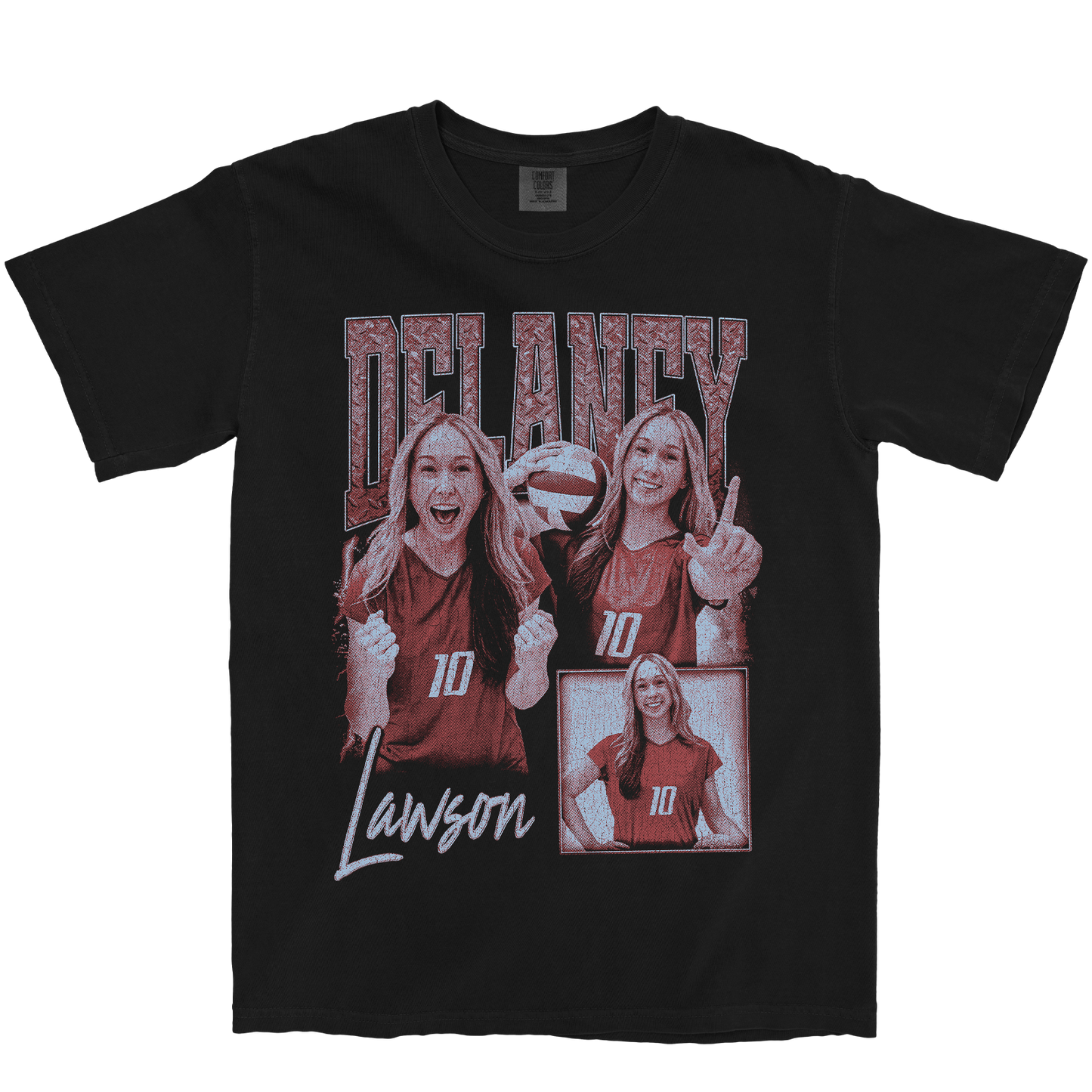DELANEY LAWSON GRAPHIC BLACK TEE