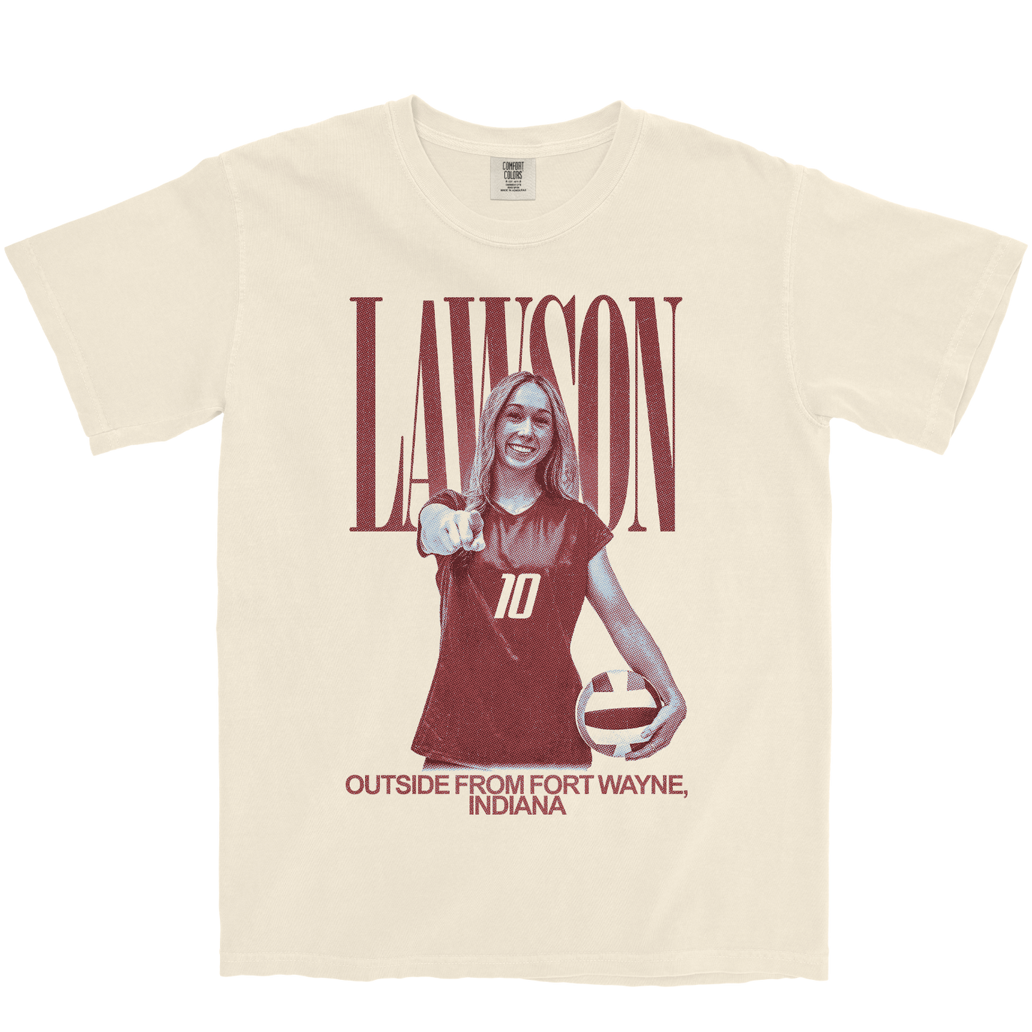 DELANEY LAWSON VINTAGE IVORY TEE