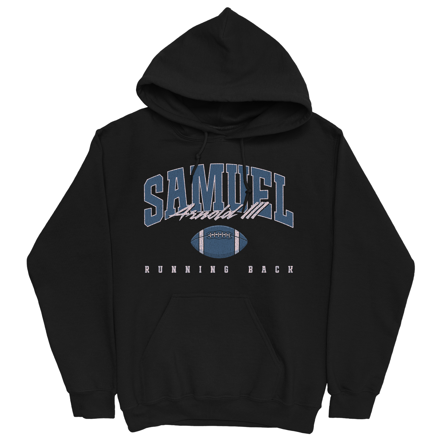 SAMUEL ARNOLD III RETRO BLACK HOODIE