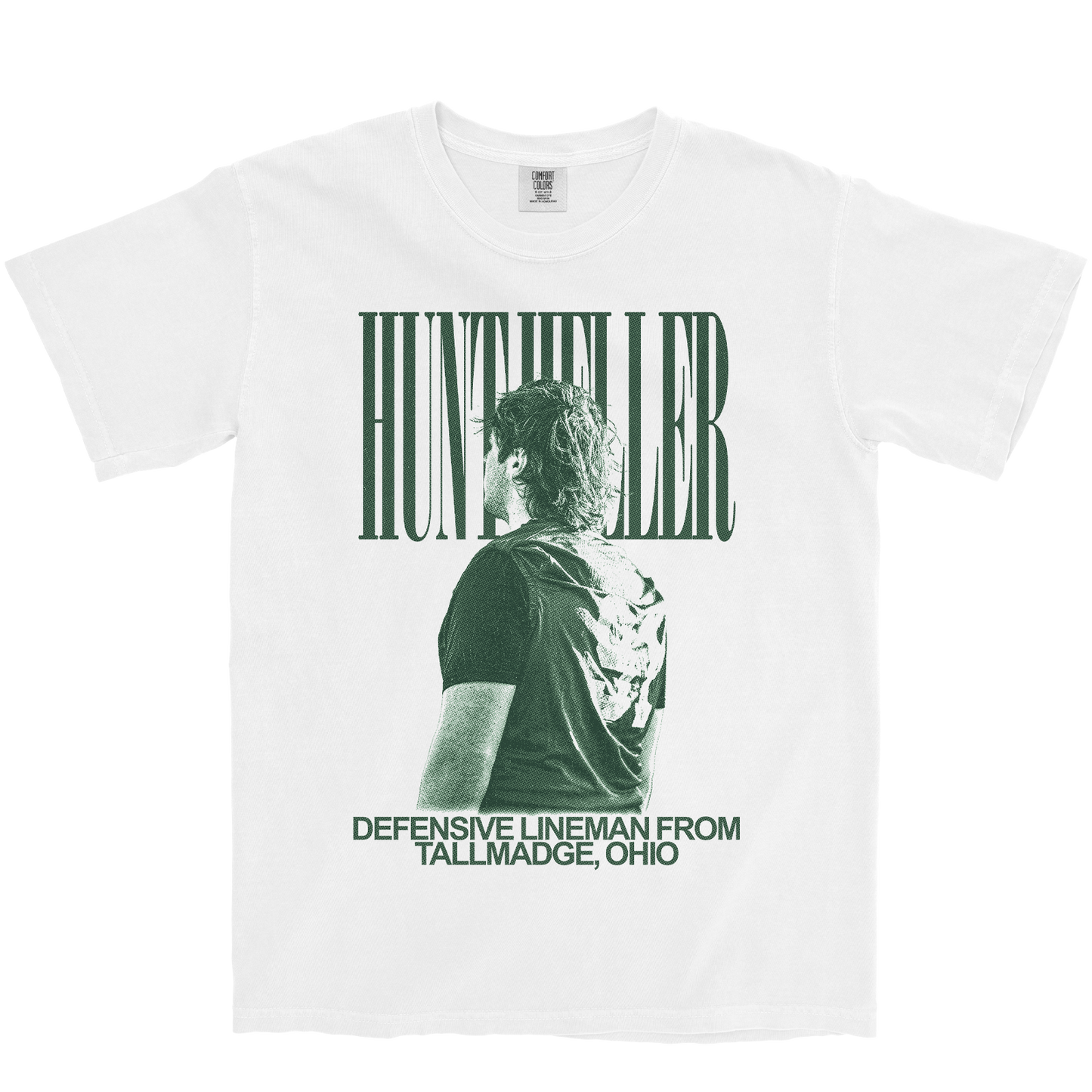NATE HUNT-HELLER VINTAGE WHITE TEE