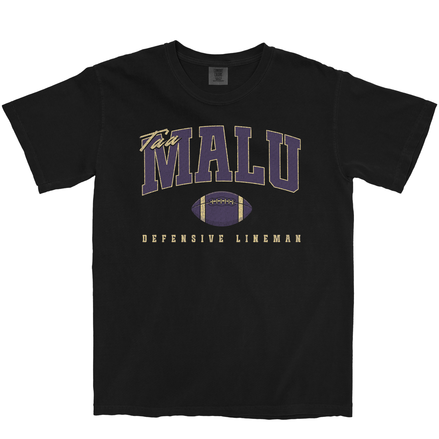 TA'A MALU RETRO BLACK TEE