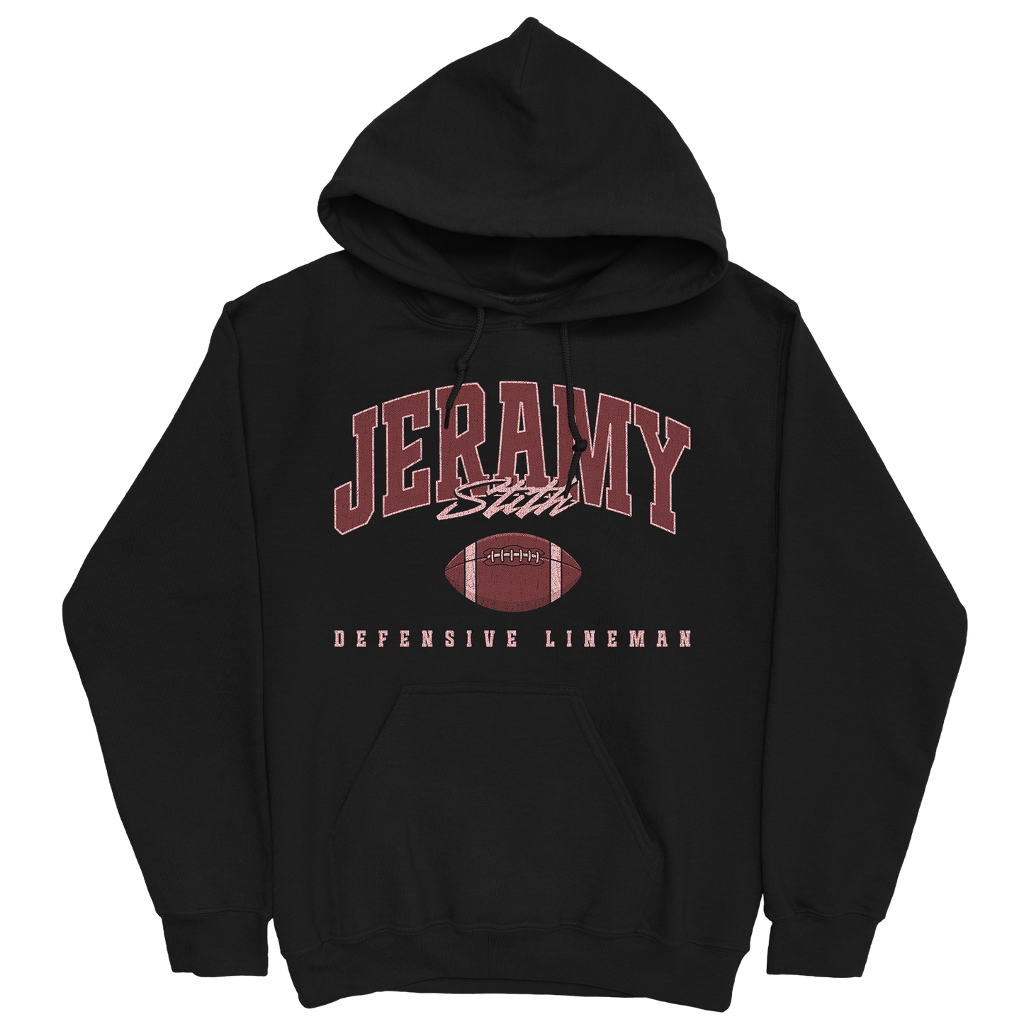 JERAMY STITH RETRO BLACK HOODIE