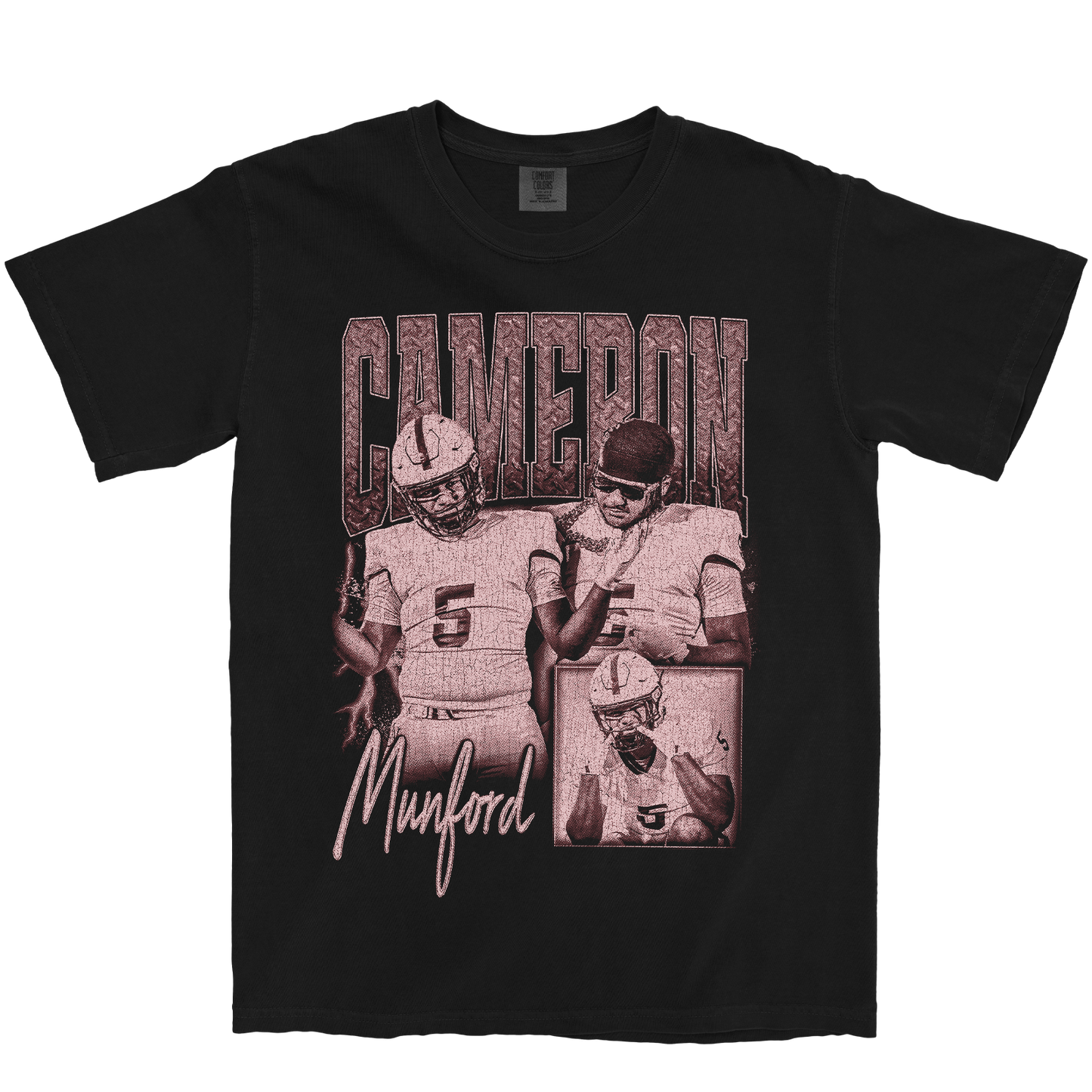 CAMERON MUNFORD GRAPHIC BLACK TEE