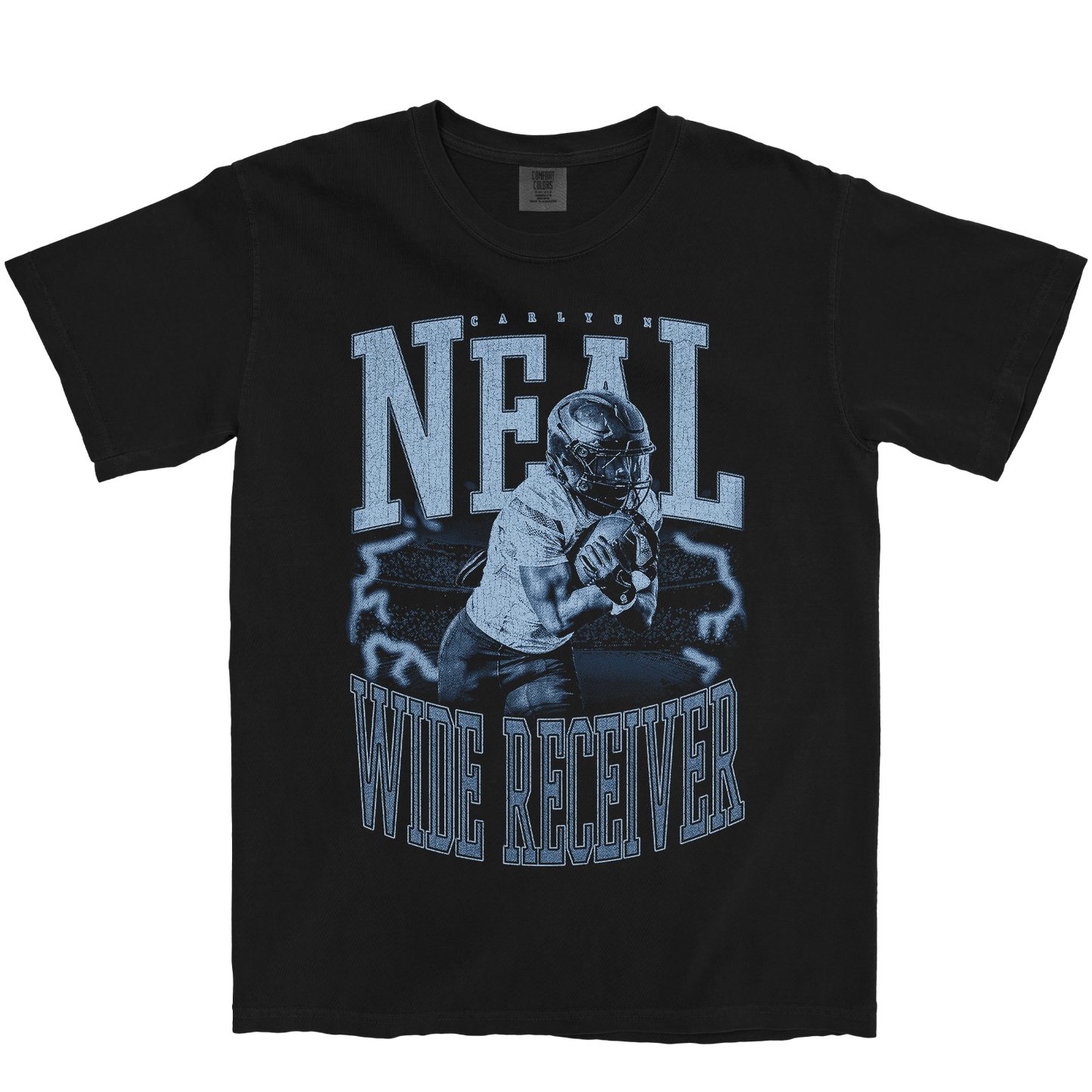 CARLYUN NEAL VINTAGE BLACK TEE