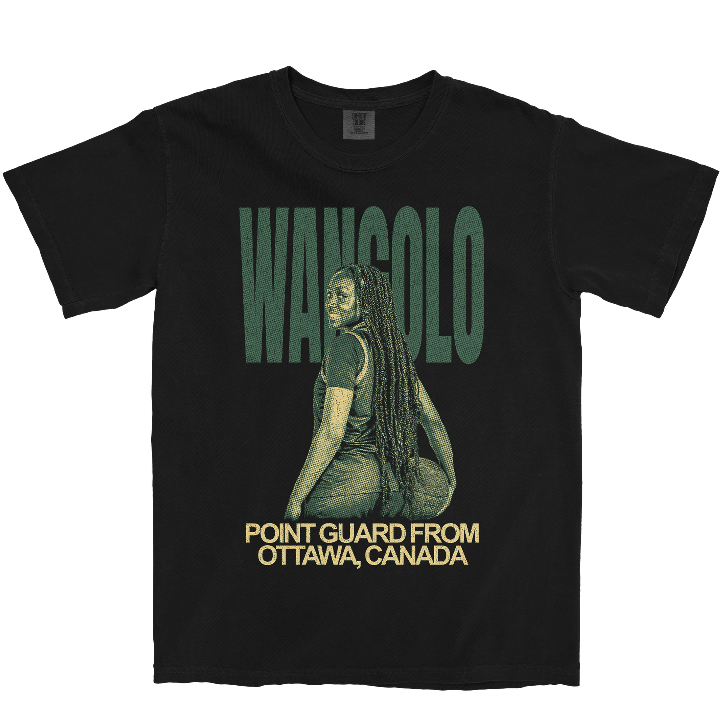JESSICA WANGOLO VINTAGE BLACK TEE