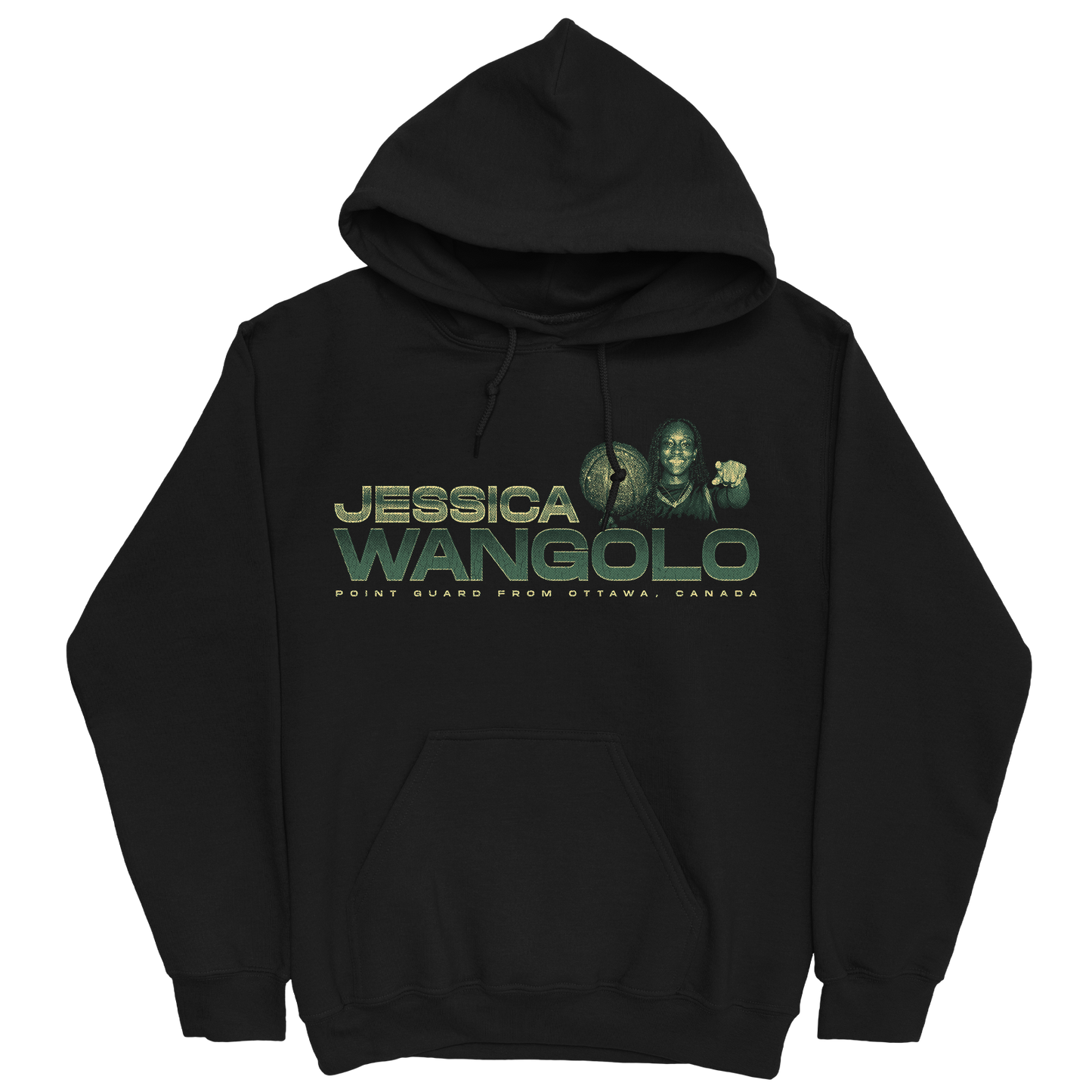 JESSICA WANGOLO RETRO BLACK HOODIE