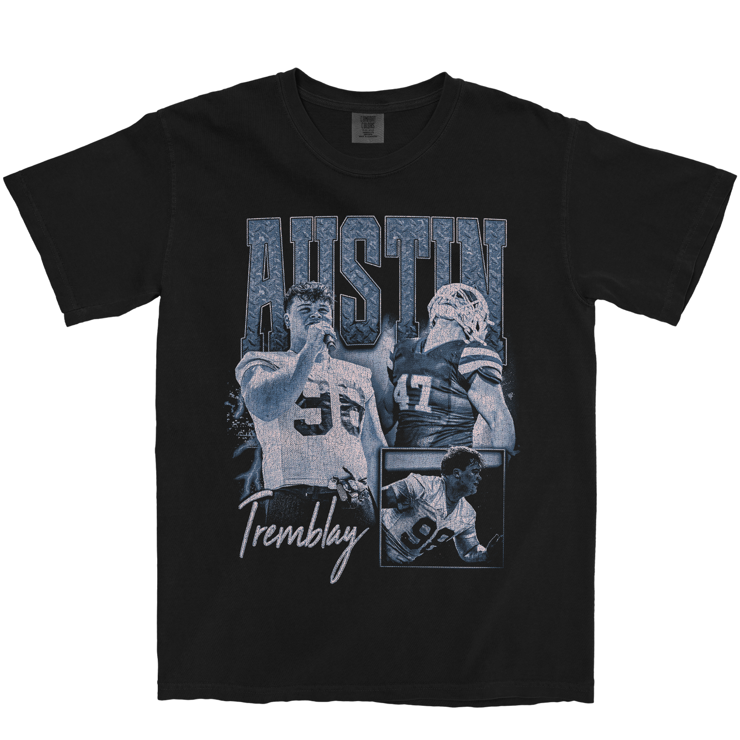 AUSTIN TREMBLAY GRAPHIC BLACK TEE