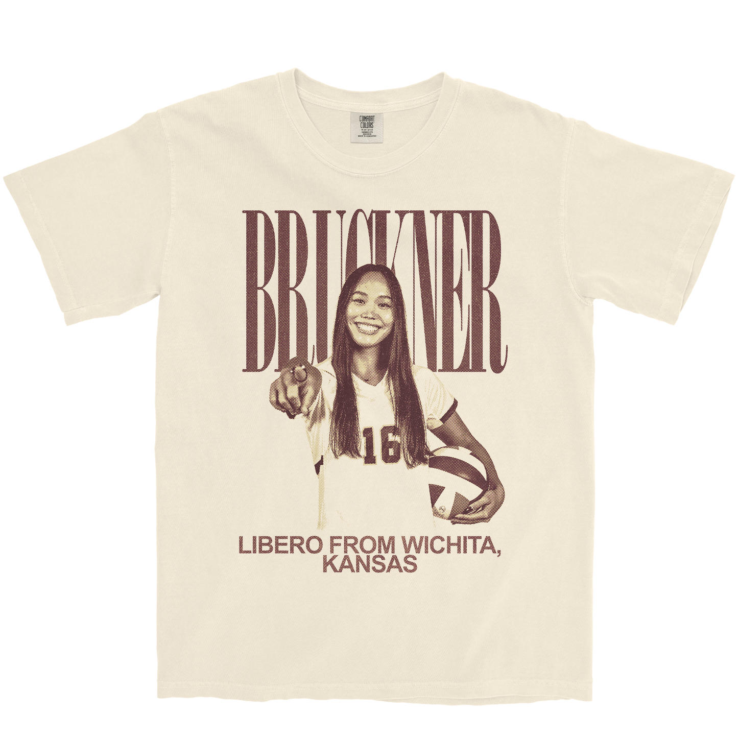 JORDAN BRUCKNER VINTAGE IVORY TEE