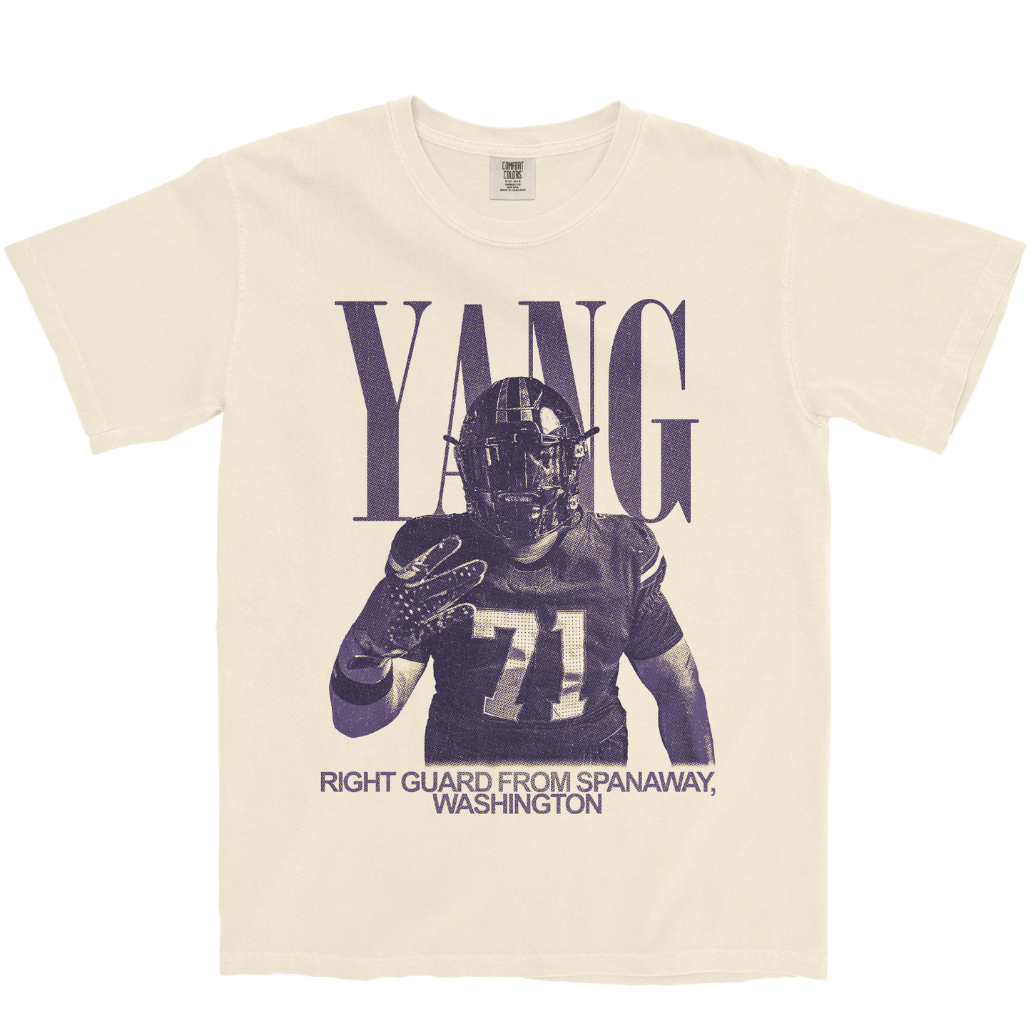 AH DEONG YANG VINTAGE IVORY TEE