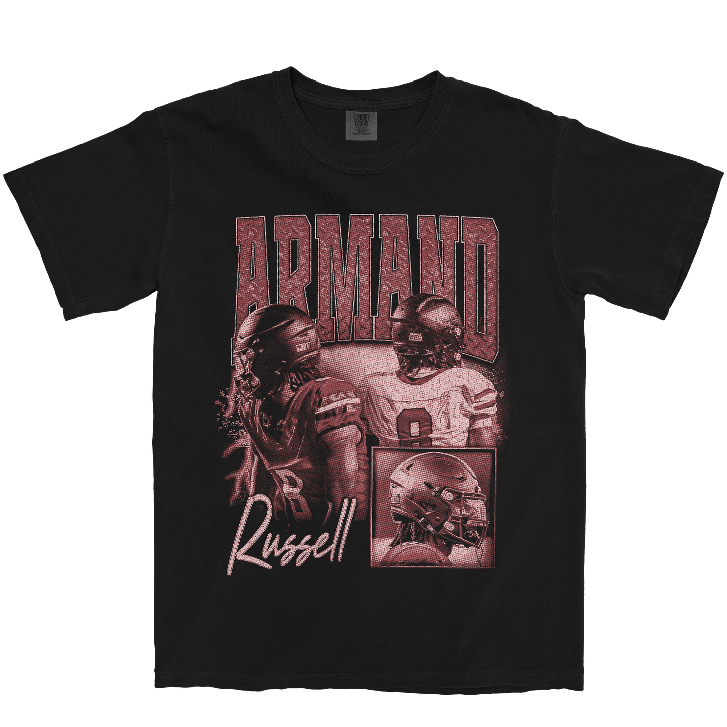 ARMAND RUSSELL GRAPHIC BLACK TEE