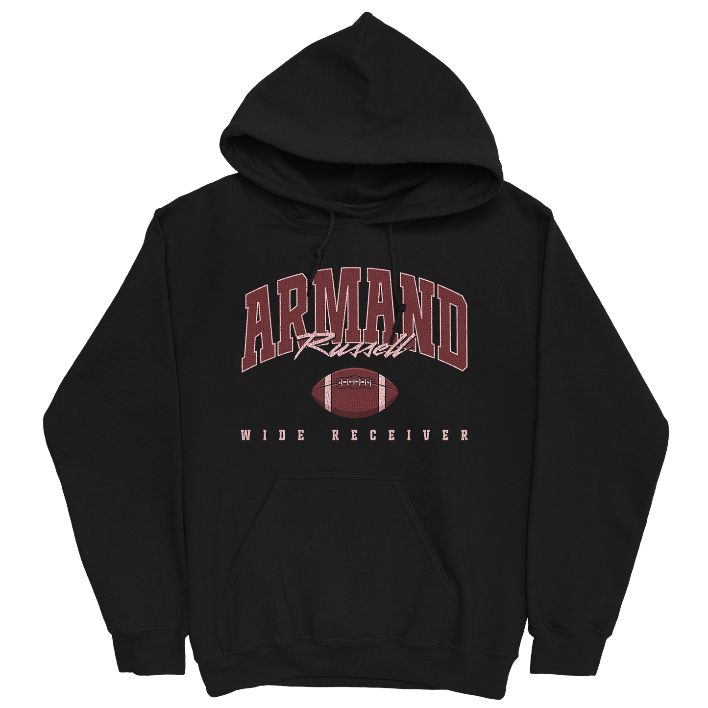 ARMAND RUSSELL RETRO BLACK HOODIE