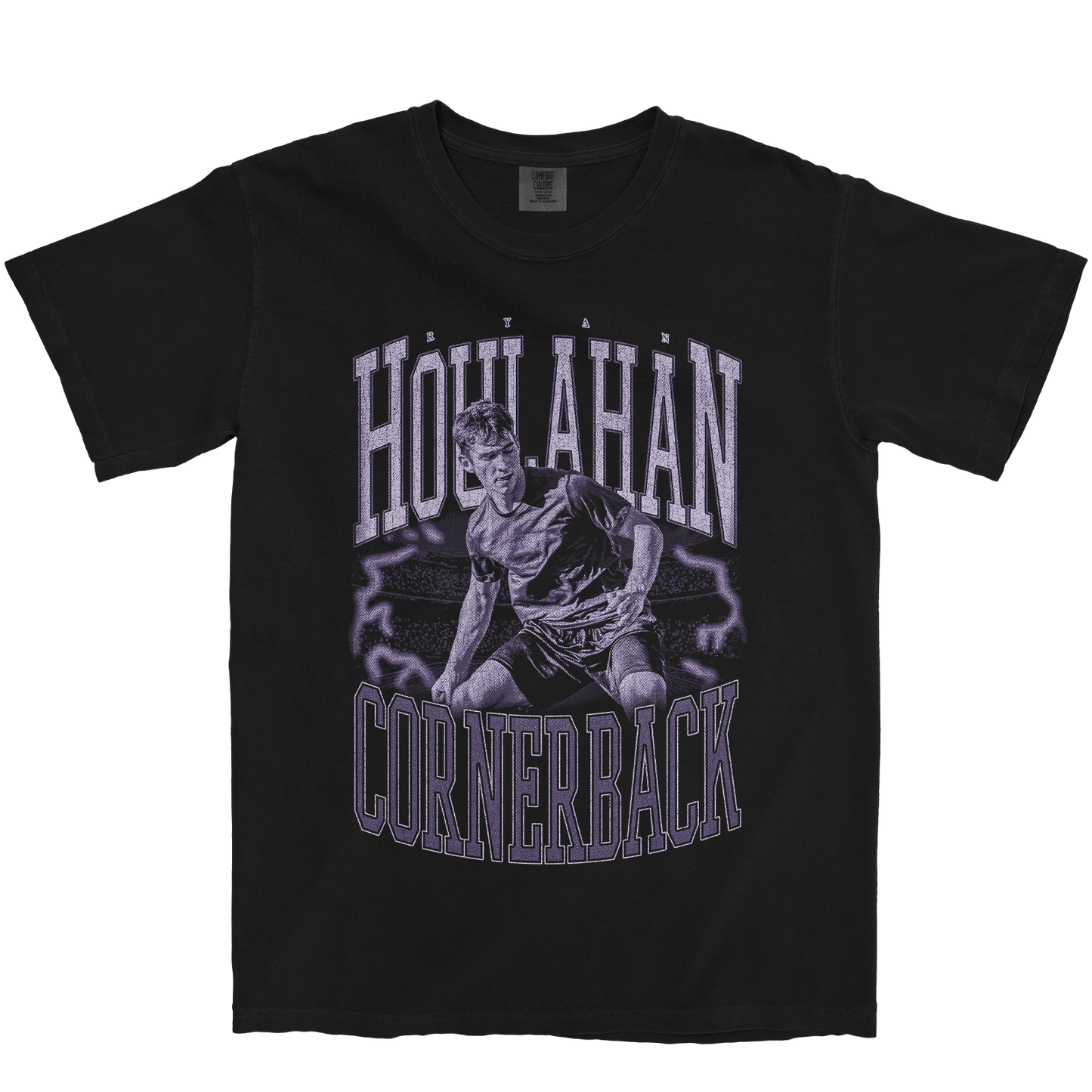 RYAN HOULAHAN VINTAGE BLACK TEE