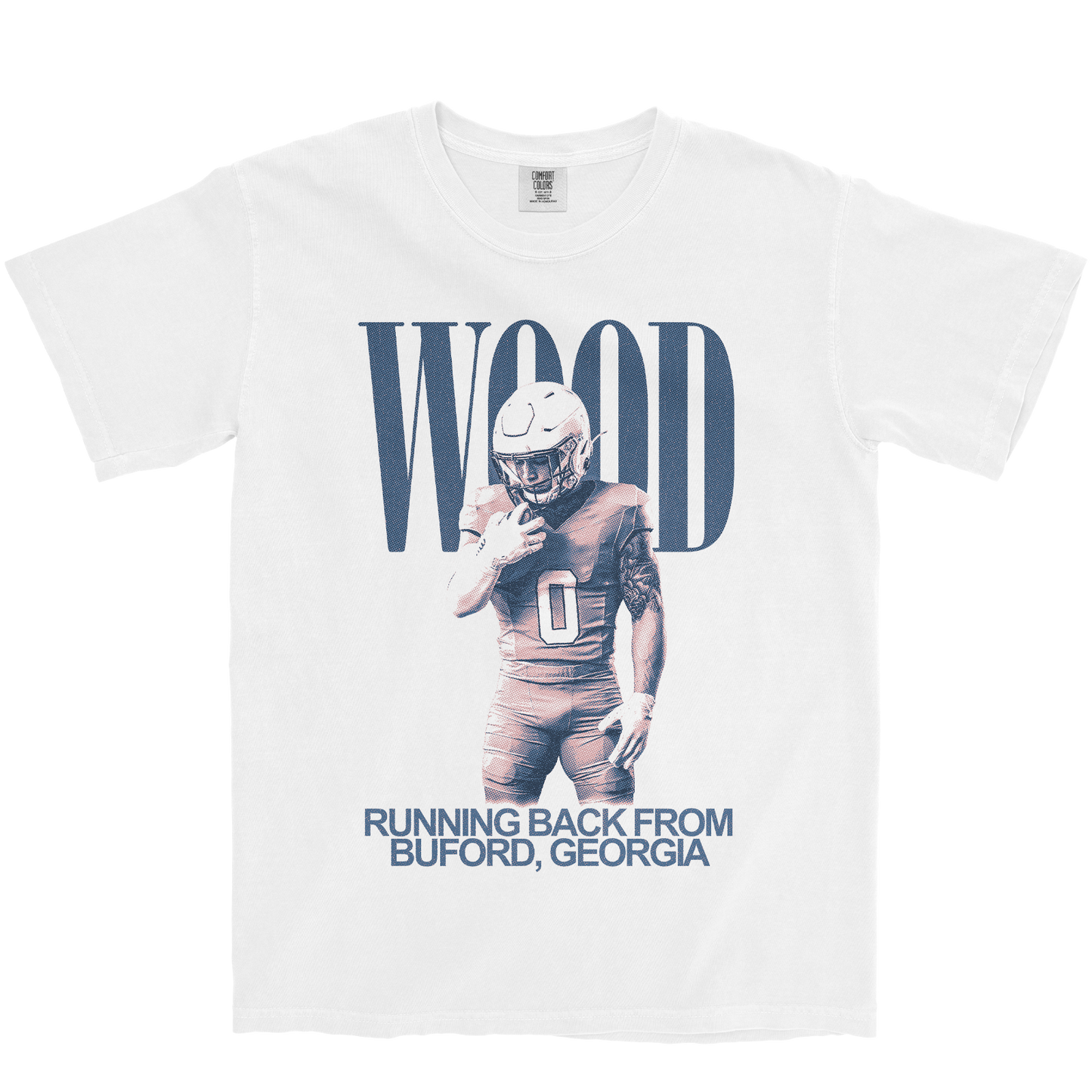 CAM WOOD VINTAGE WHITE TEE