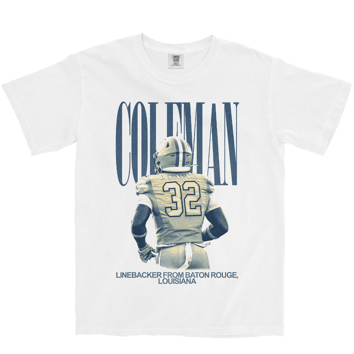 JEREMIAH COLEMAN VINTAGE WHITE TEE