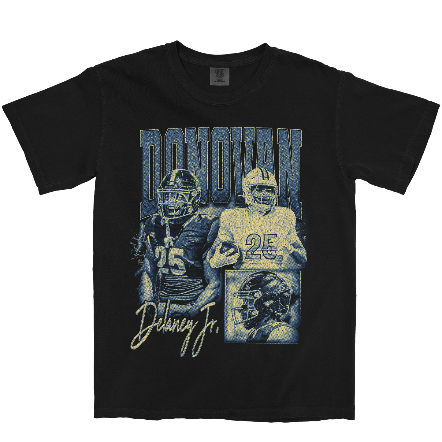 DONOVAN DELANEY JR. GRAPHIC BLACK TEE