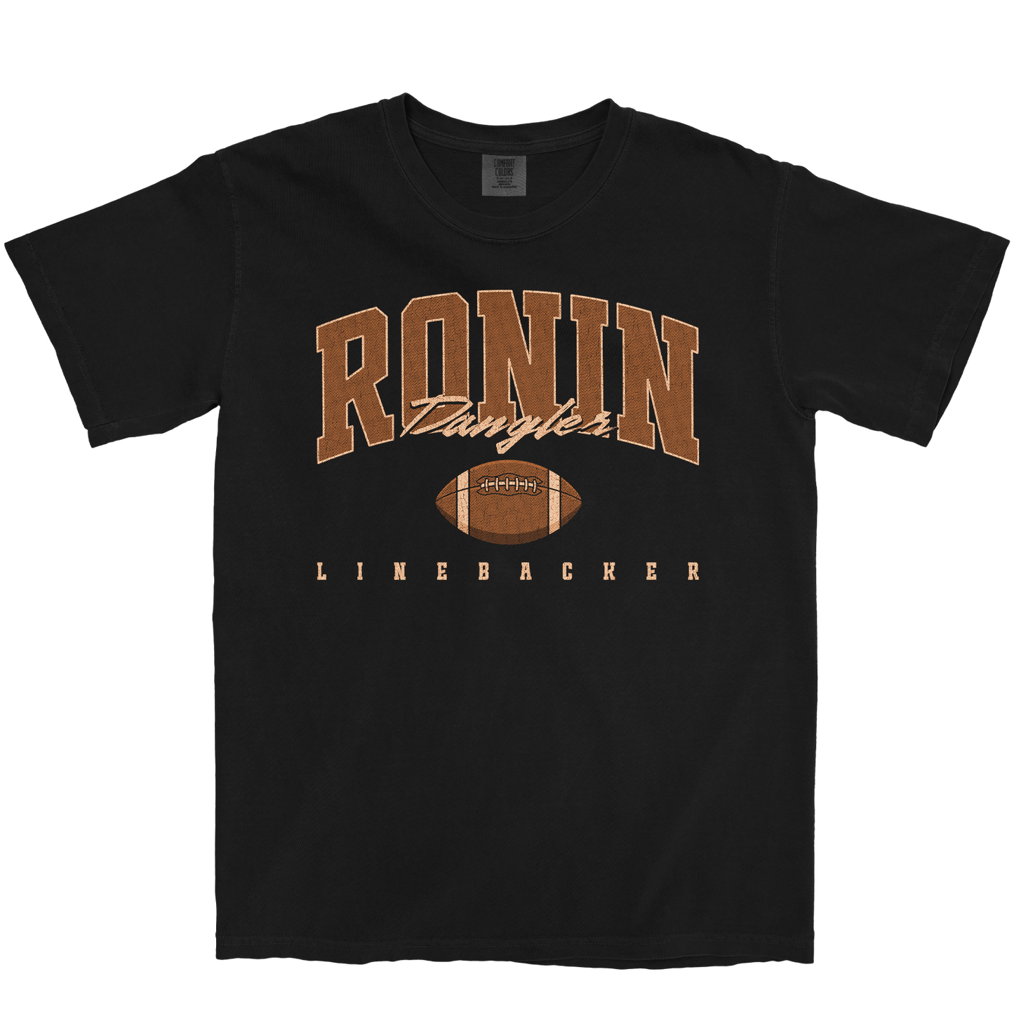 RONIN DANGLER RETRO BLACK TEE