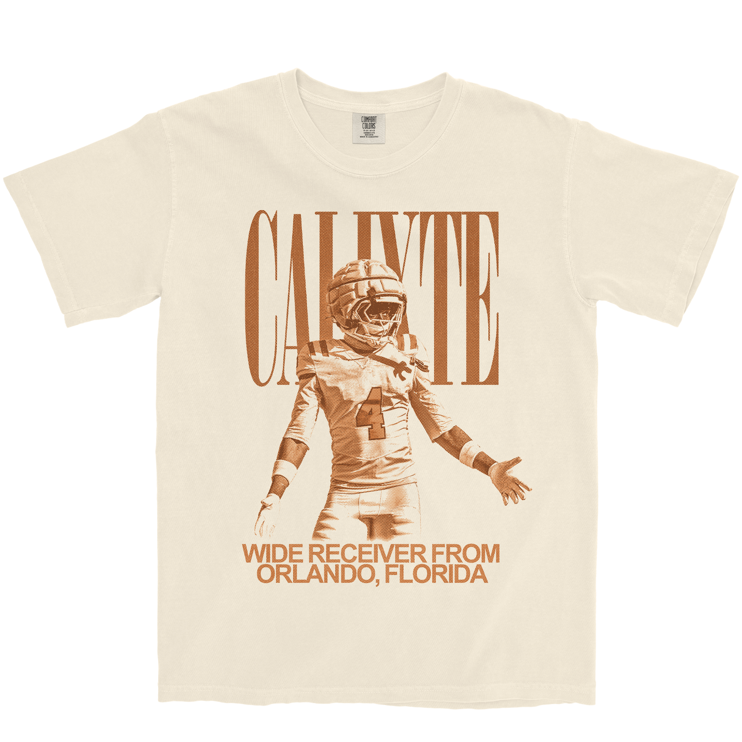 MYKEL CALIXTE VINTAGE IVORY TEE