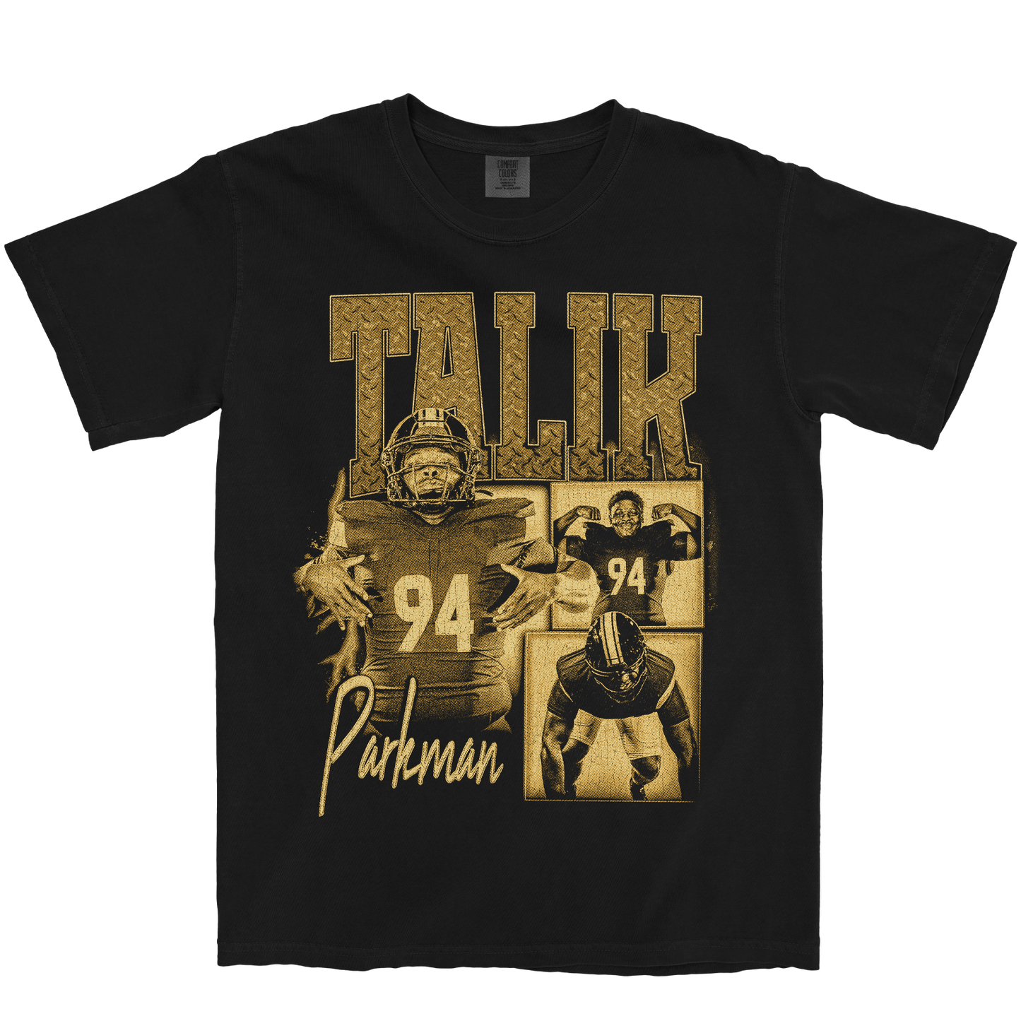 TALIK PARKMAN GRAPHIC BLACK TEE