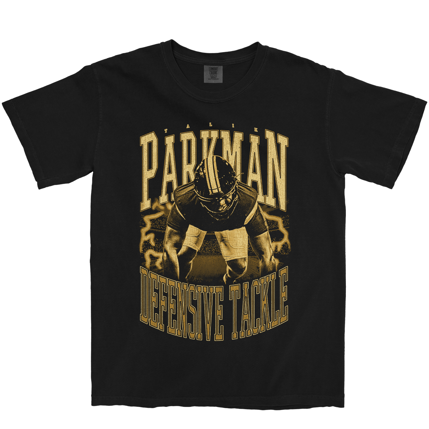 TALIK PARKMAN VINTAGE BLACK TEE