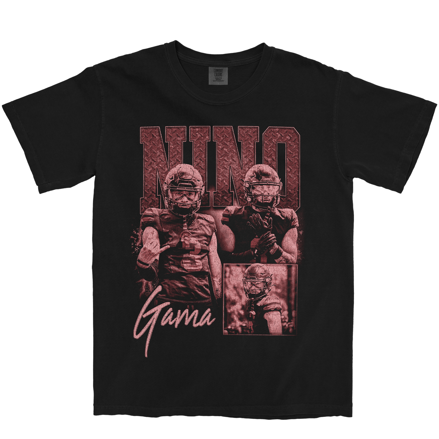 NINO GAMA GRAPHIC BLACK TEE