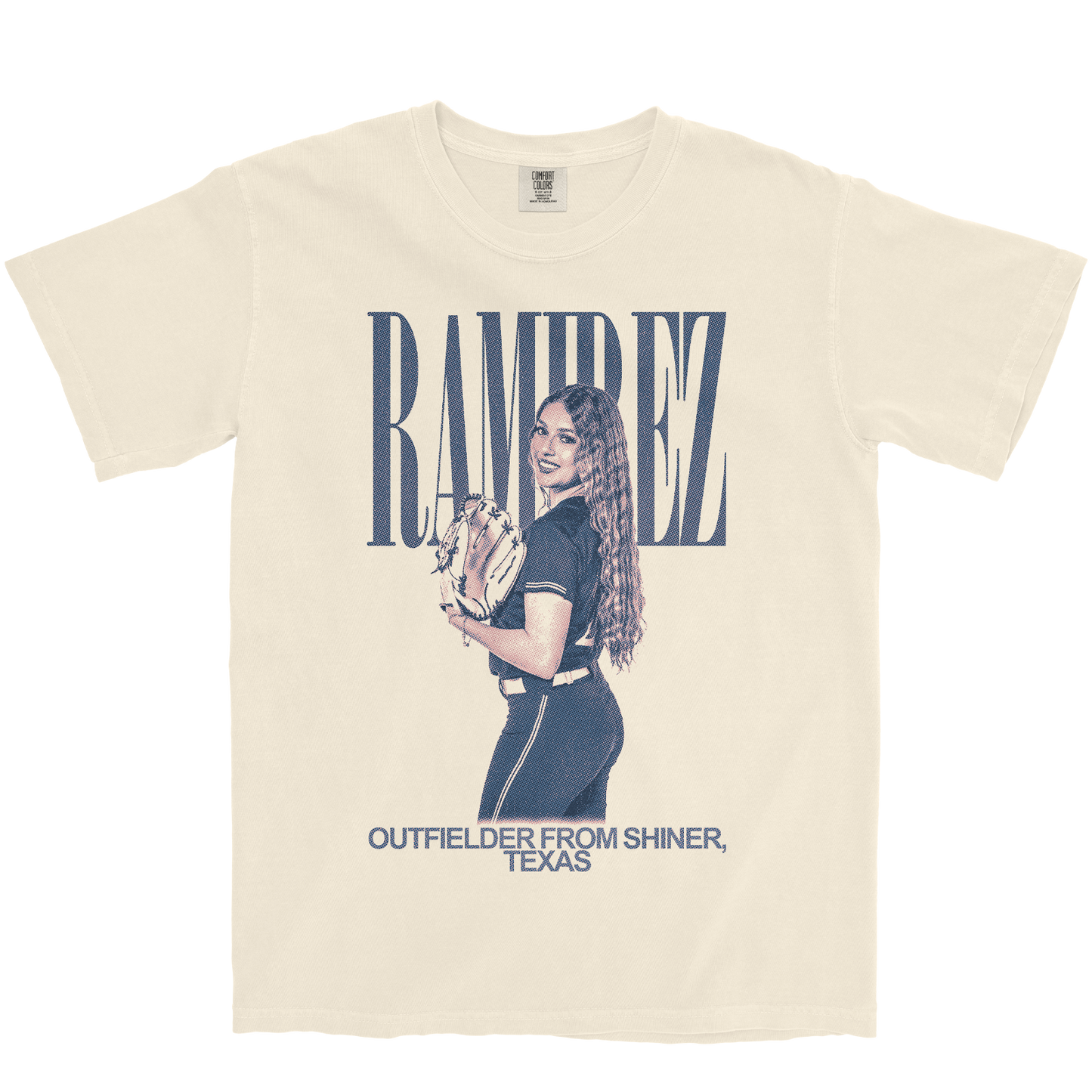 BRINLEY RAMIREZ VINTAGE IVORY TEE