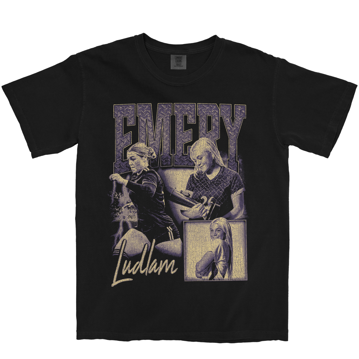 EMERY LUDLAM GRAPHIC BLACK TEE