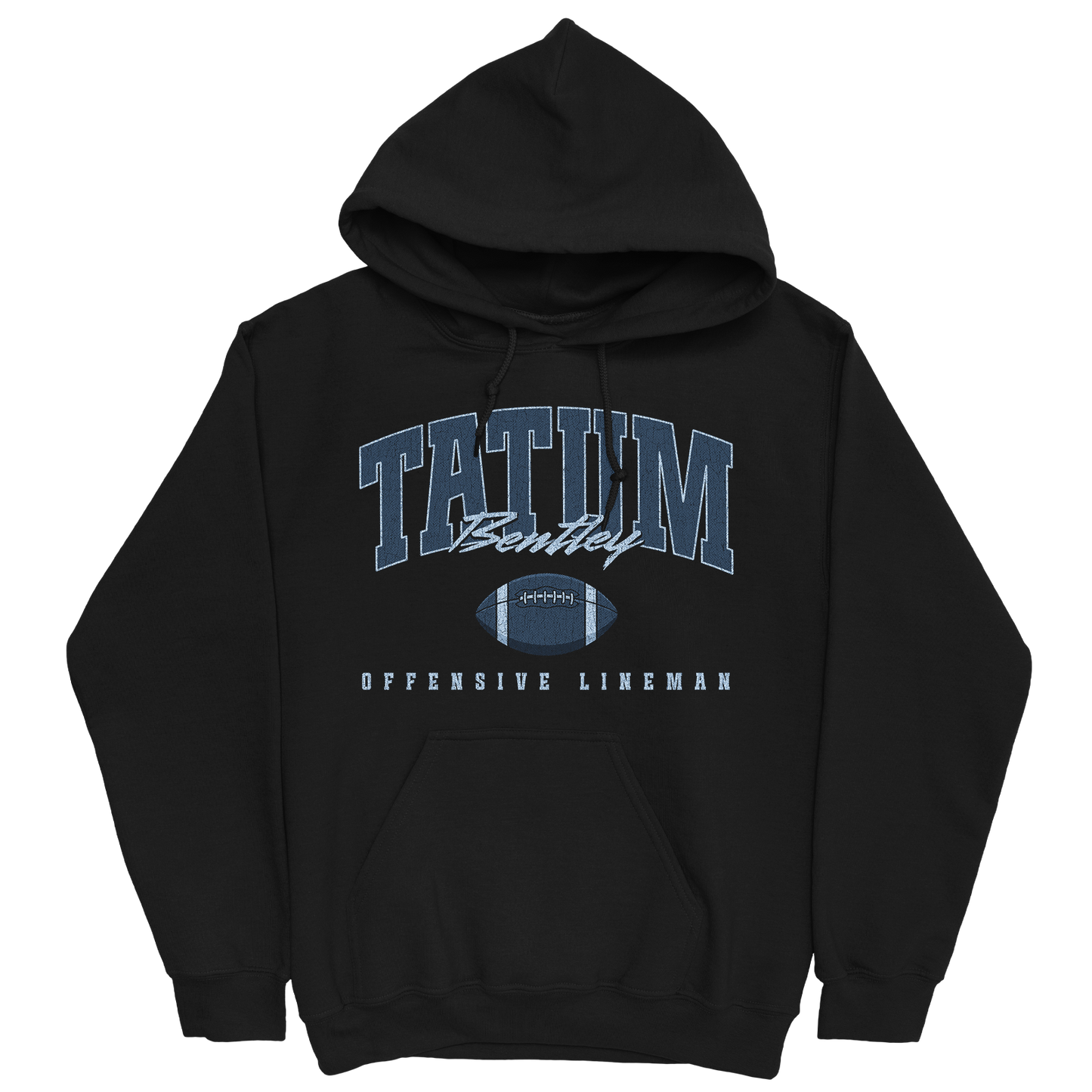 TATUM BENTLEY RETRO BLACK HOODIE