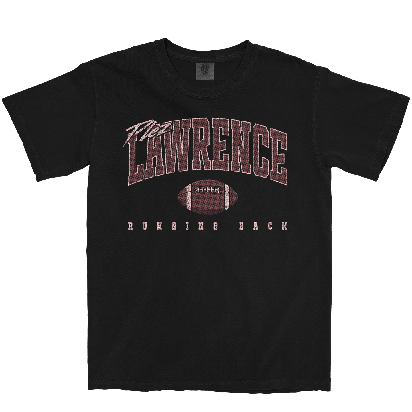 PLEZ LAWRENCE RETRO BLACK TEE