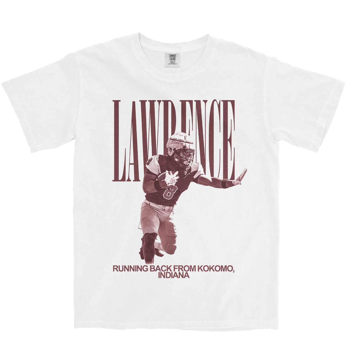 PLEZ LAWRENCE VINTAGE WHITE TEE