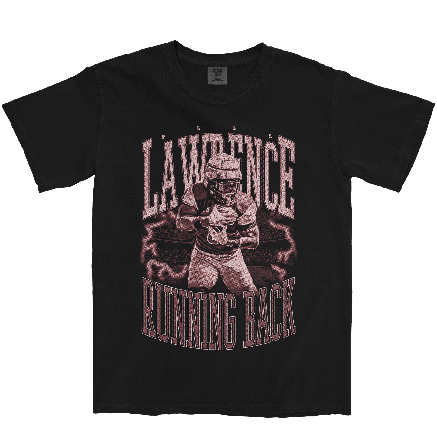 PLEZ LAWRENCE VINTAGE BLACK TEE