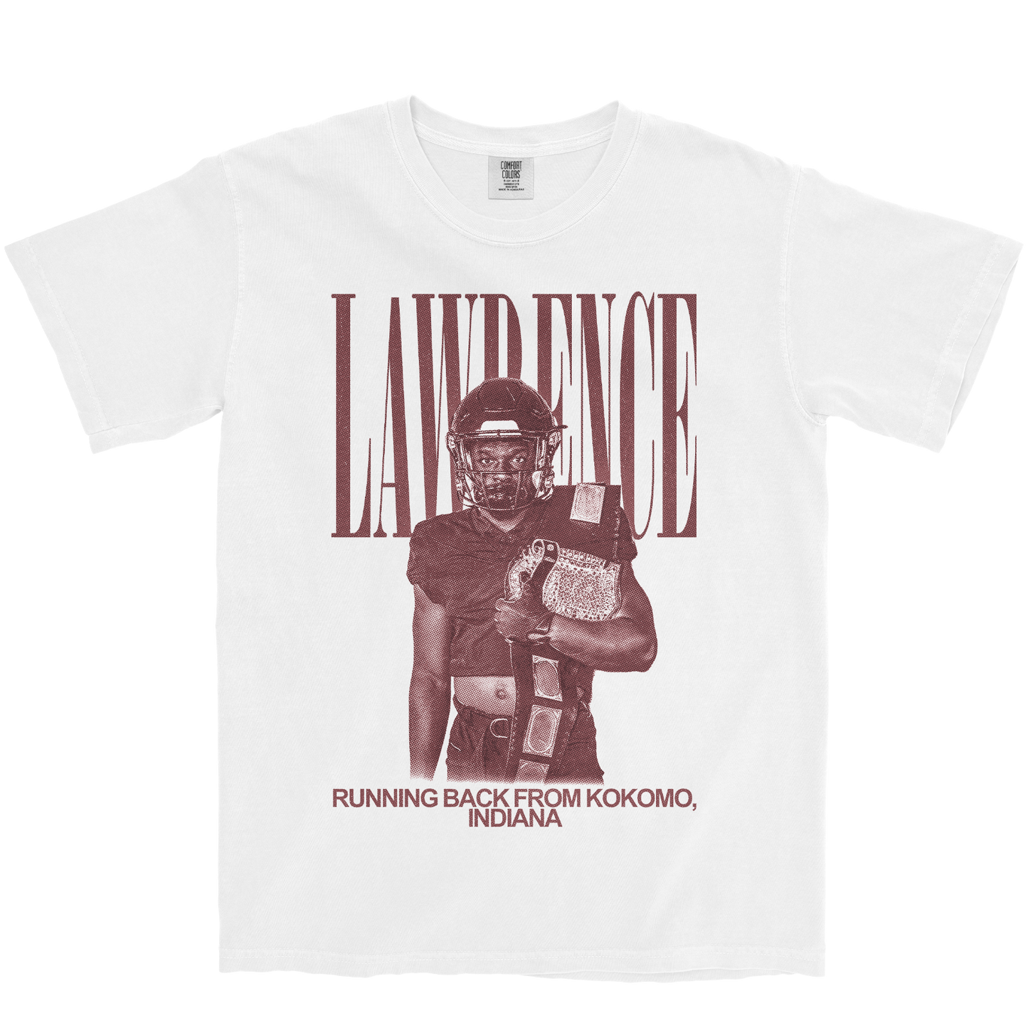 PLEZ LAWRENCE VINTAGE WHITE TEE