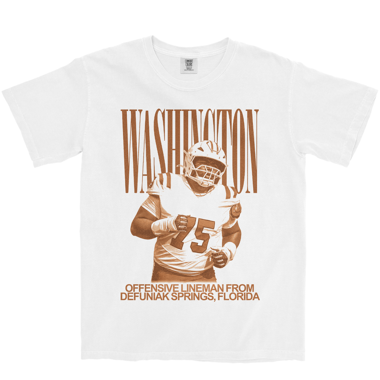 KELAN WASHINGTON VINTAGE WHITE TEE