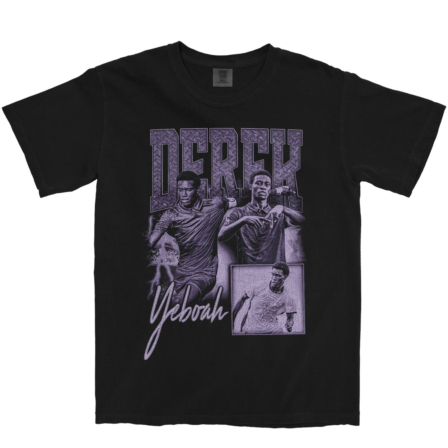 DEREK YEBOAH GRAPHIC BLACK TEE