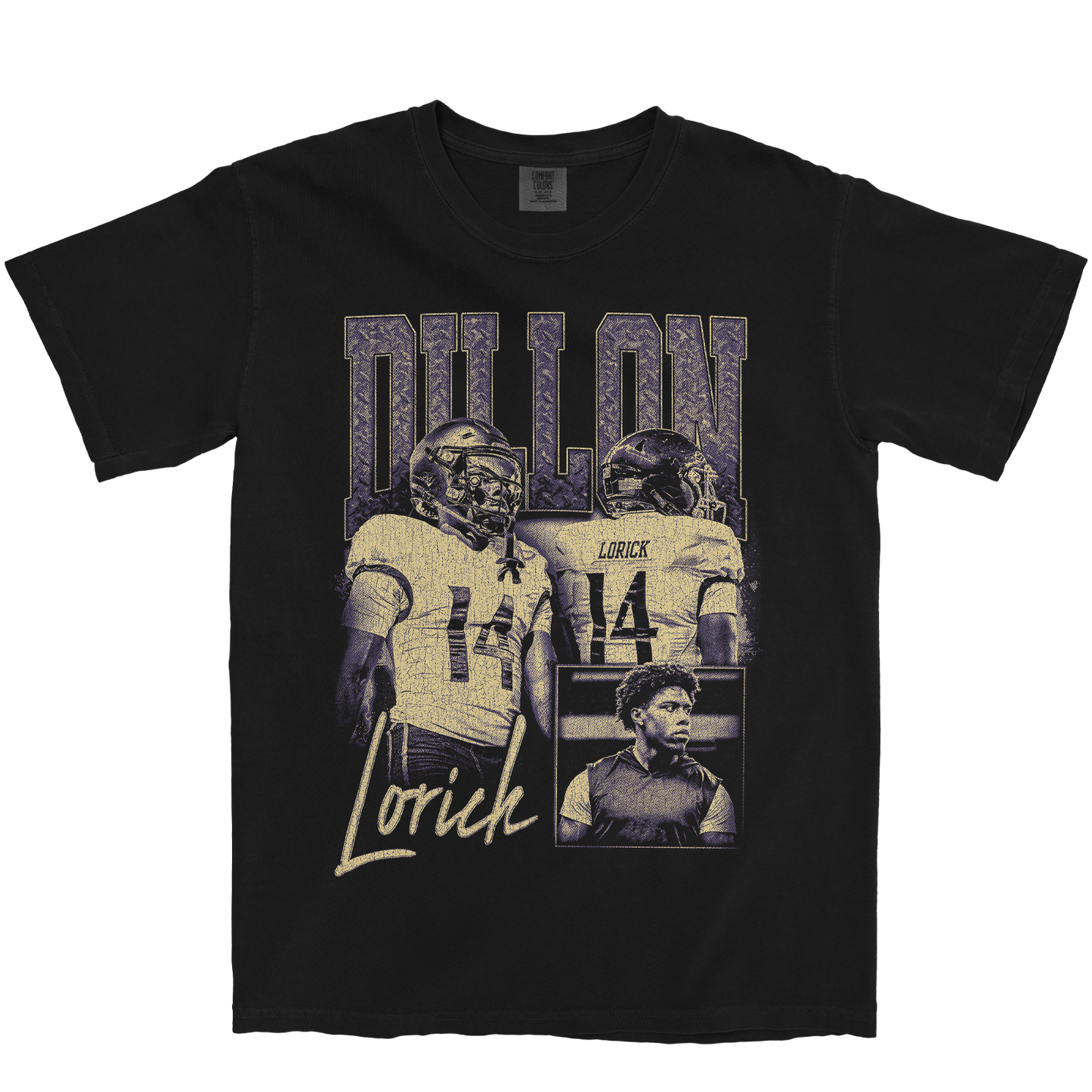 DILLON LORICK GRAPHIC BLACK TEE