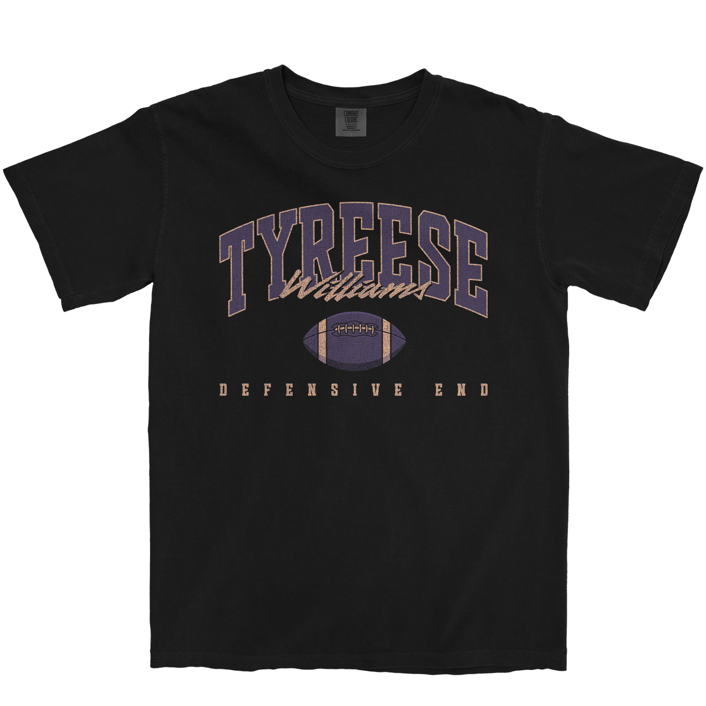 TYREESE WILLIAMS RETRO BLACK TEE