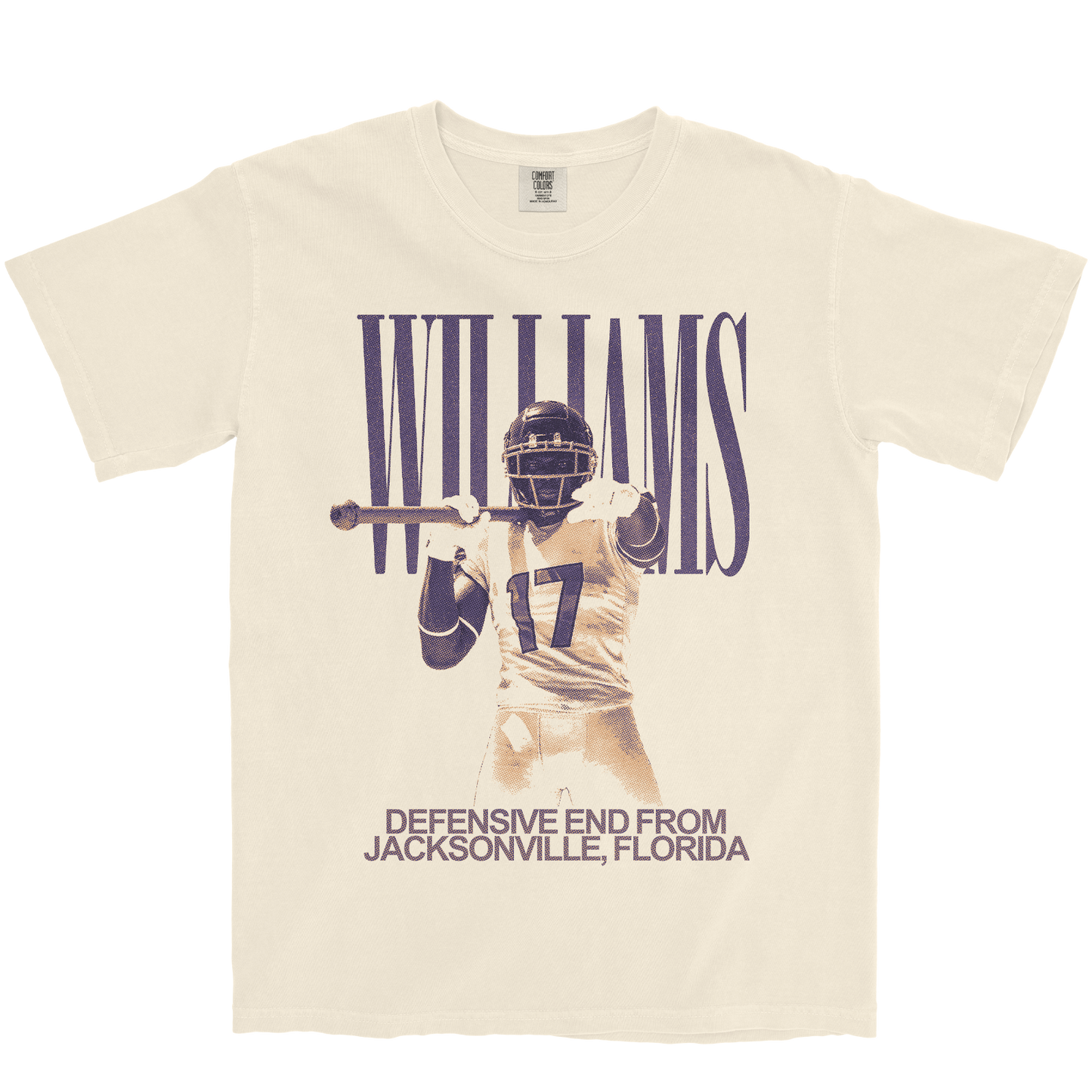 TYREESE WILLIAMS VINTAGE IVORY TEE