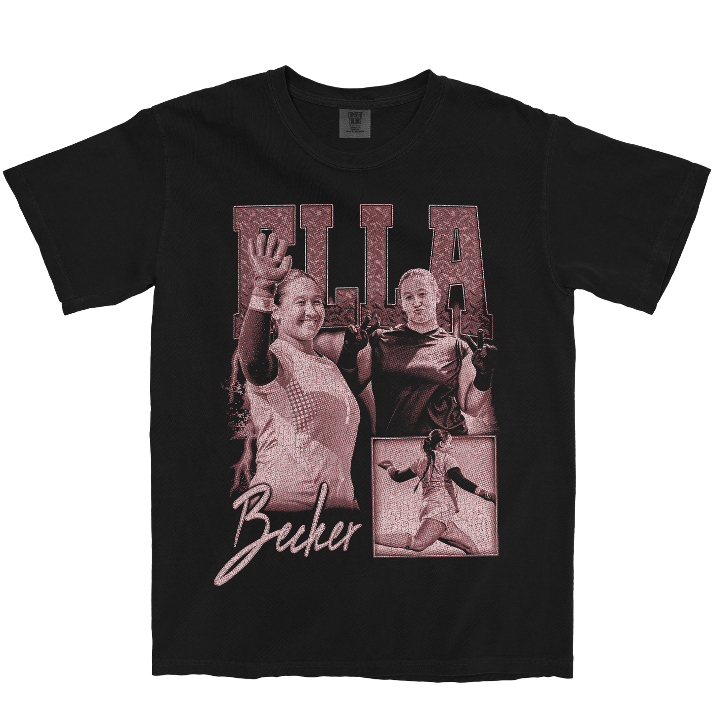 ELLA BECKER GRAPHIC BLACK TEE