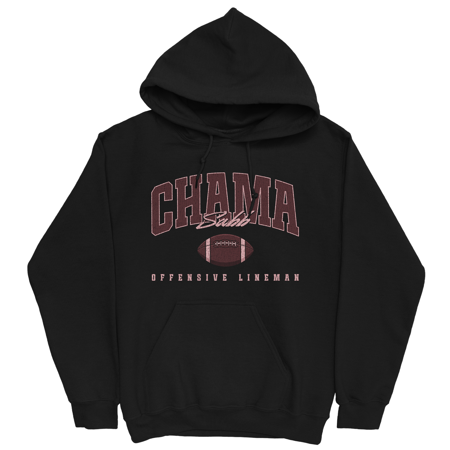 CHAMA SABB RETRO BLACK HOODIE