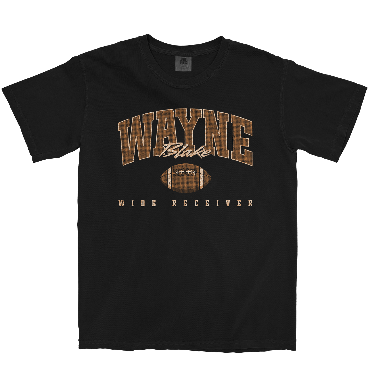 WAYNE BLAKE RETRO BLACK TEE