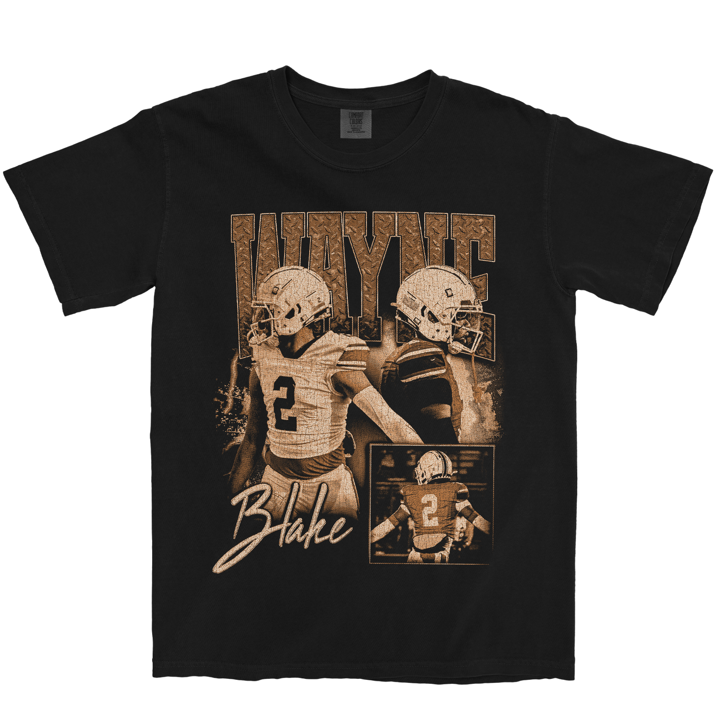 WAYNE BLAKE GRAPHIC BLACK TEE