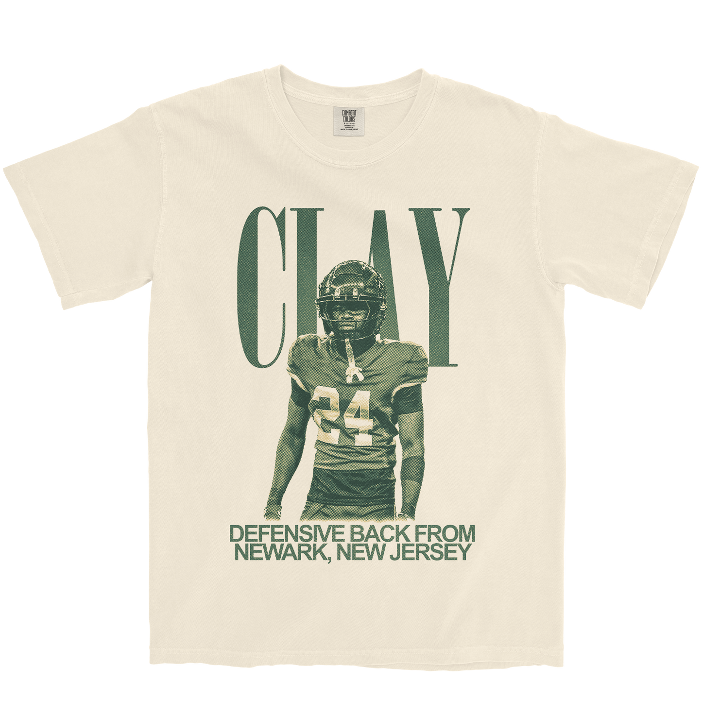 ISAIAH CLAY VINTAGE IVORY TEE