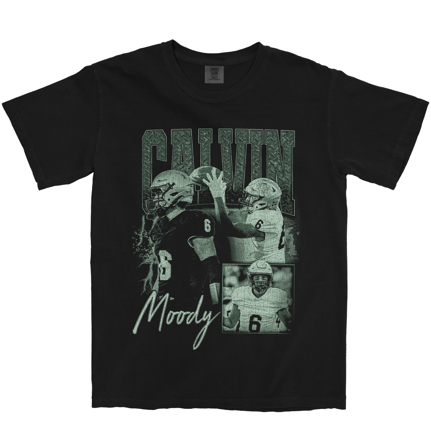 CALVIN MOODY GRAPHIC BLACK TEE