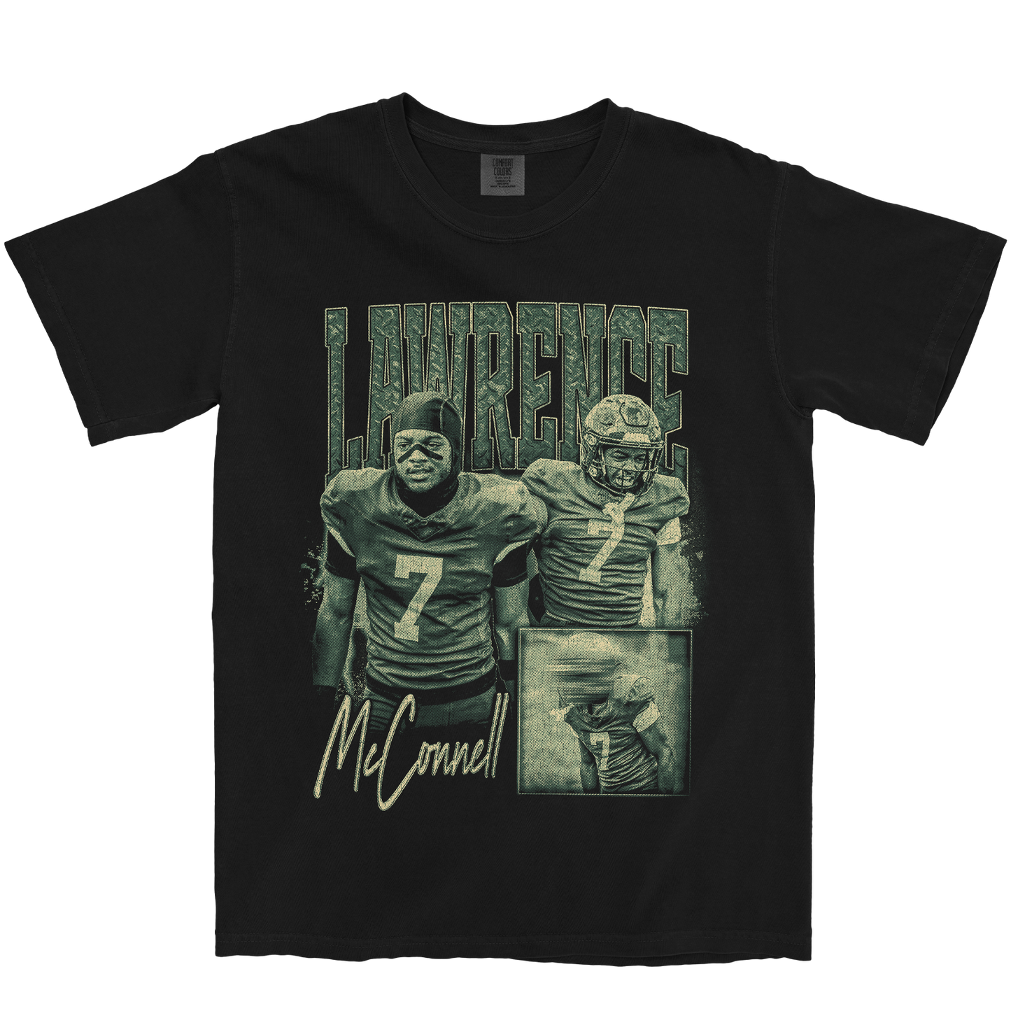 LAWRENCE MCCONNELL GRAPHIC BLACK TEE