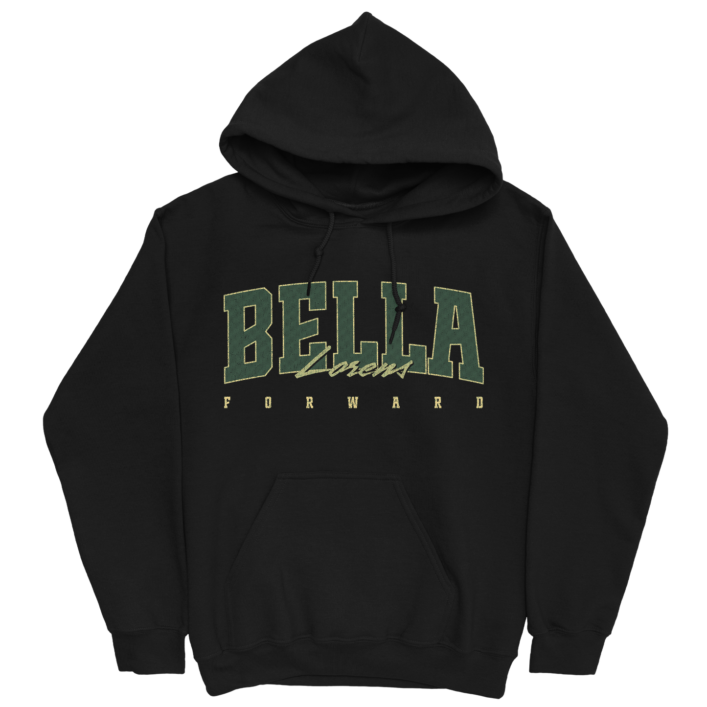 BELLA LORENS RETRO BLACK HOODIE