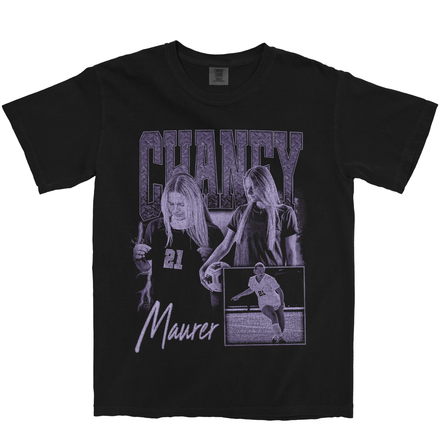 CHANEY MAURER GRAPHIC BLACK TEE