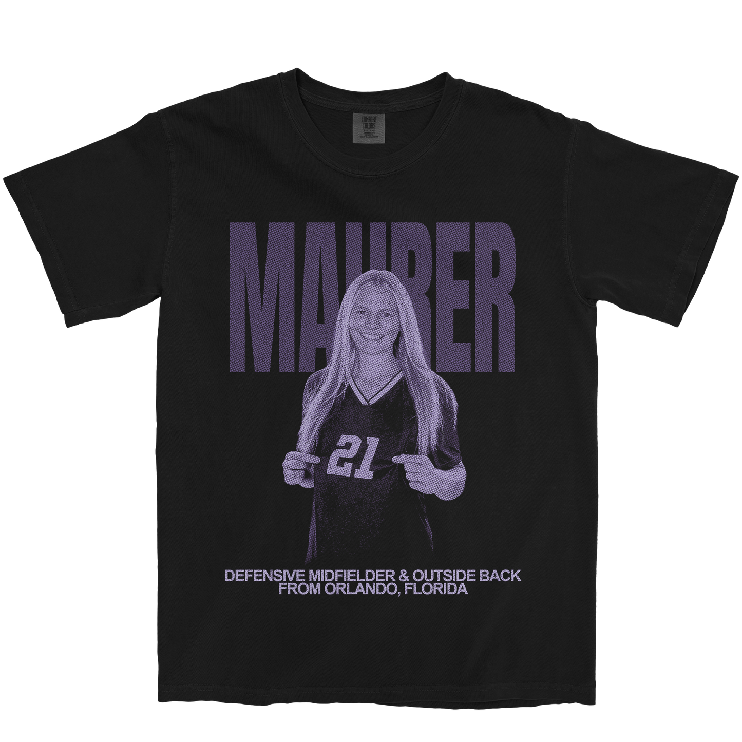 CHANEY MAURER VINTAGE BLACK TEE