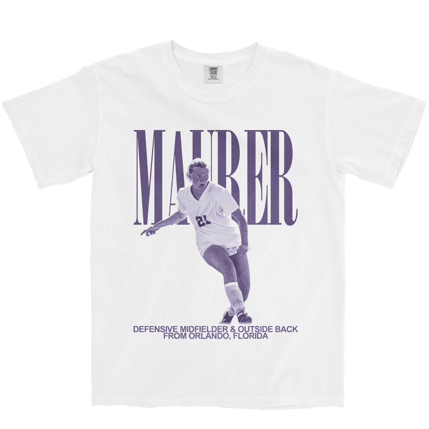 CHANEY MAURER VINTAGE WHITE TEE