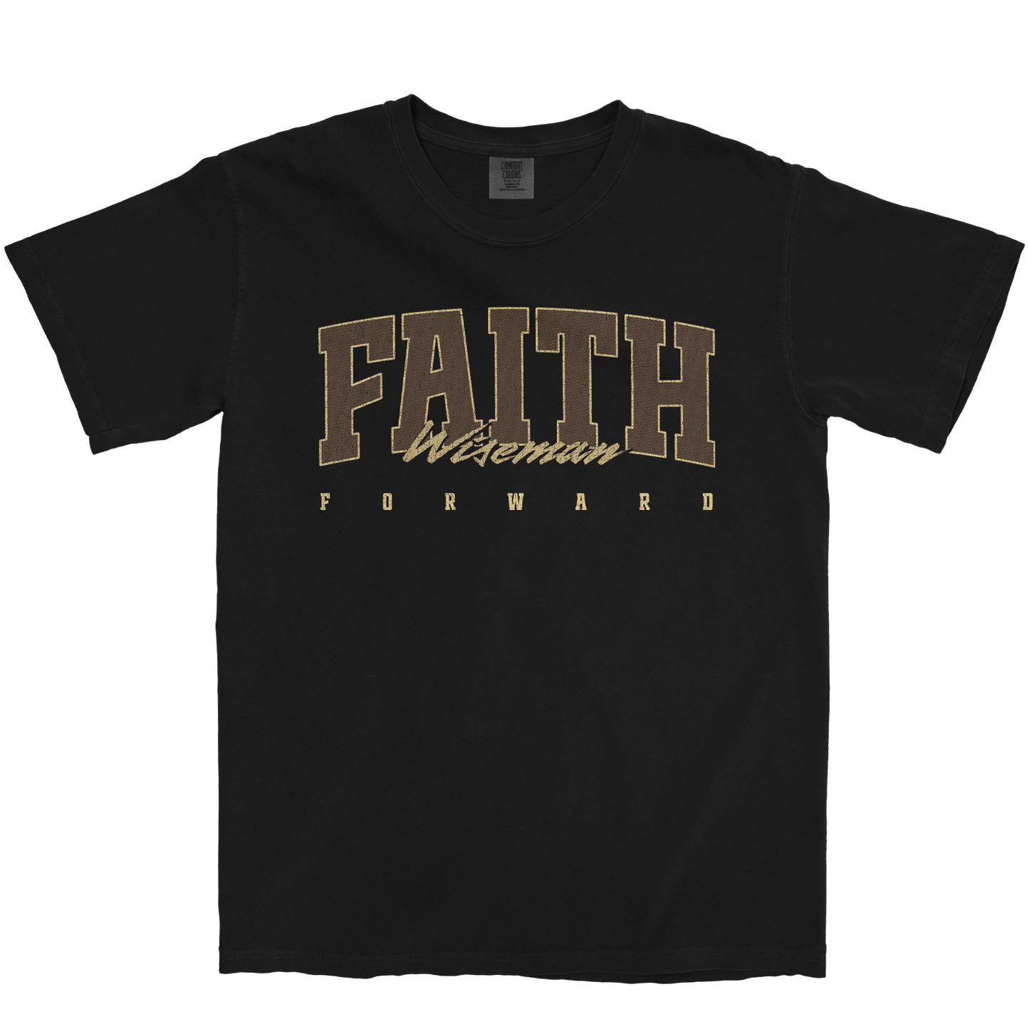 FAITH WISEMAN RETRO BLACK TEE